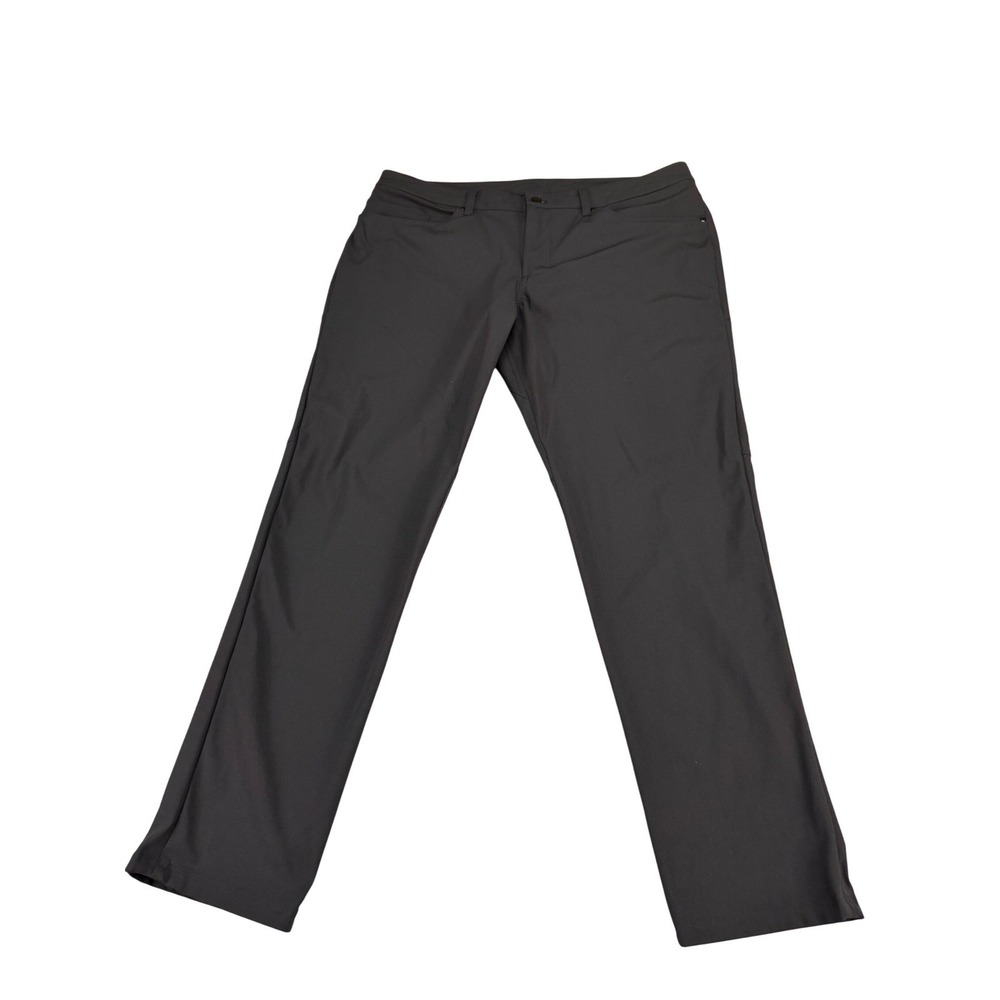 Lululemon ABC Pant Classic 38 Black Warpstreme 5-Pocket Trousers Mens 38